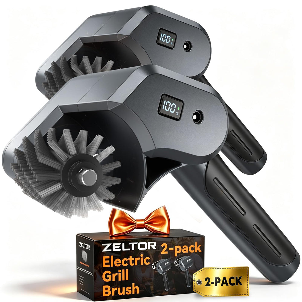 Zeltor Electric Grill Brush Set front view