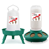 ZenxyHoC 0.3-gallon chick feeder in green