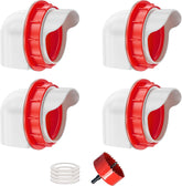 ZenxyHoC Chicken Feeder front view showing 4 ports