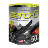 zero-G 5/8" x 50ft lightweight garden hose gray front view