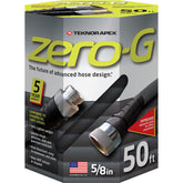 zero-G Garden Hose 5/8 inch x 50 feet, black colour front view