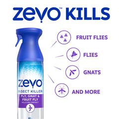 ZEVO Flying Insect Killer Spray side view showing nozzle