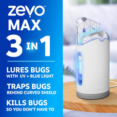 ZEVO MAX Bug Catcher plug-in base and refills