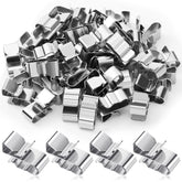 Zhengmy 50 Pcs Stainless Steel Trailer Wire Clips pack front view