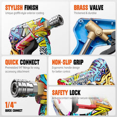 Zhevebaga Short Pressure Washer Gun packaging display