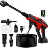 ZixDeNex Cordless Portable Cleaning Tool front view, red colour