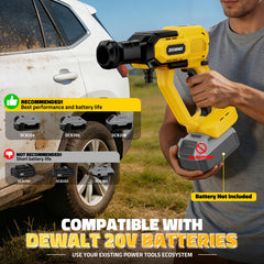 ZixDeNex Cordless Portable Washer side view showing design