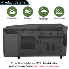 ZJYWSCH Griddle Cover on Blackstone Bronco 28 inch XL
