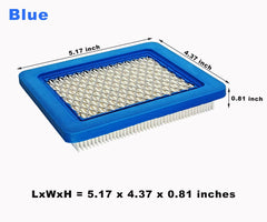 ZLKSKER air filter dimensions 5.17 x 4.37 x 0.81 inches