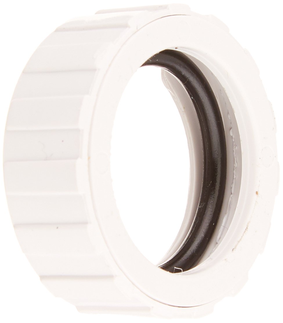 Zodiac Hose Nut 9-100-3109 silver metal front view