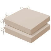Zonamat Outdoor Chair Cushions Set of 2 in Beige, front view