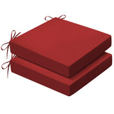 Zonamat outdoor chair cushions set of 2 in burgundy color