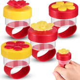 Zopeal Hummingbird Hand Feeder in bright colours, front view