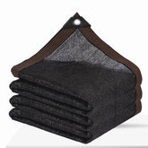 ZOZIJIU Shade Cloth 6.5x20FT black mesh front view