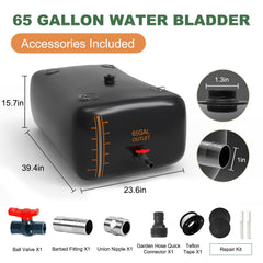 ZSLTLDU water bladder showing clear water level scale