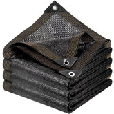 Zuppolma Shade Cloth 8x10FT black mesh tarp front view