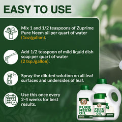 Zuprime neem oil concentrate being mixed with water