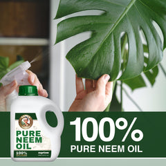 Zuprime Pure Neem Oil Concentrate label close-up
