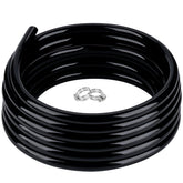 ZY-hosetube 25 ft black vinyl tubing front view
