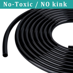 ZY-hosetube black vinyl tubing with clamps included