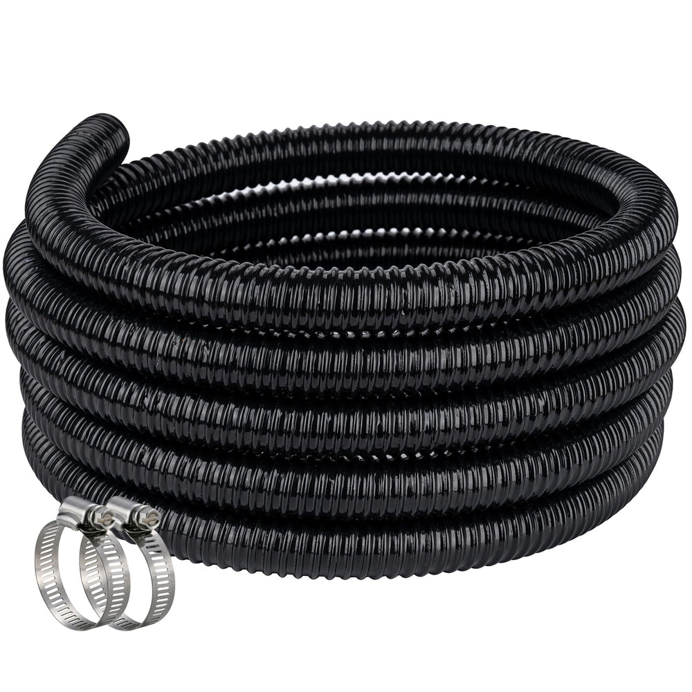 ZY-hosetube Pond Hose 2-inch diameter black tubing front view
