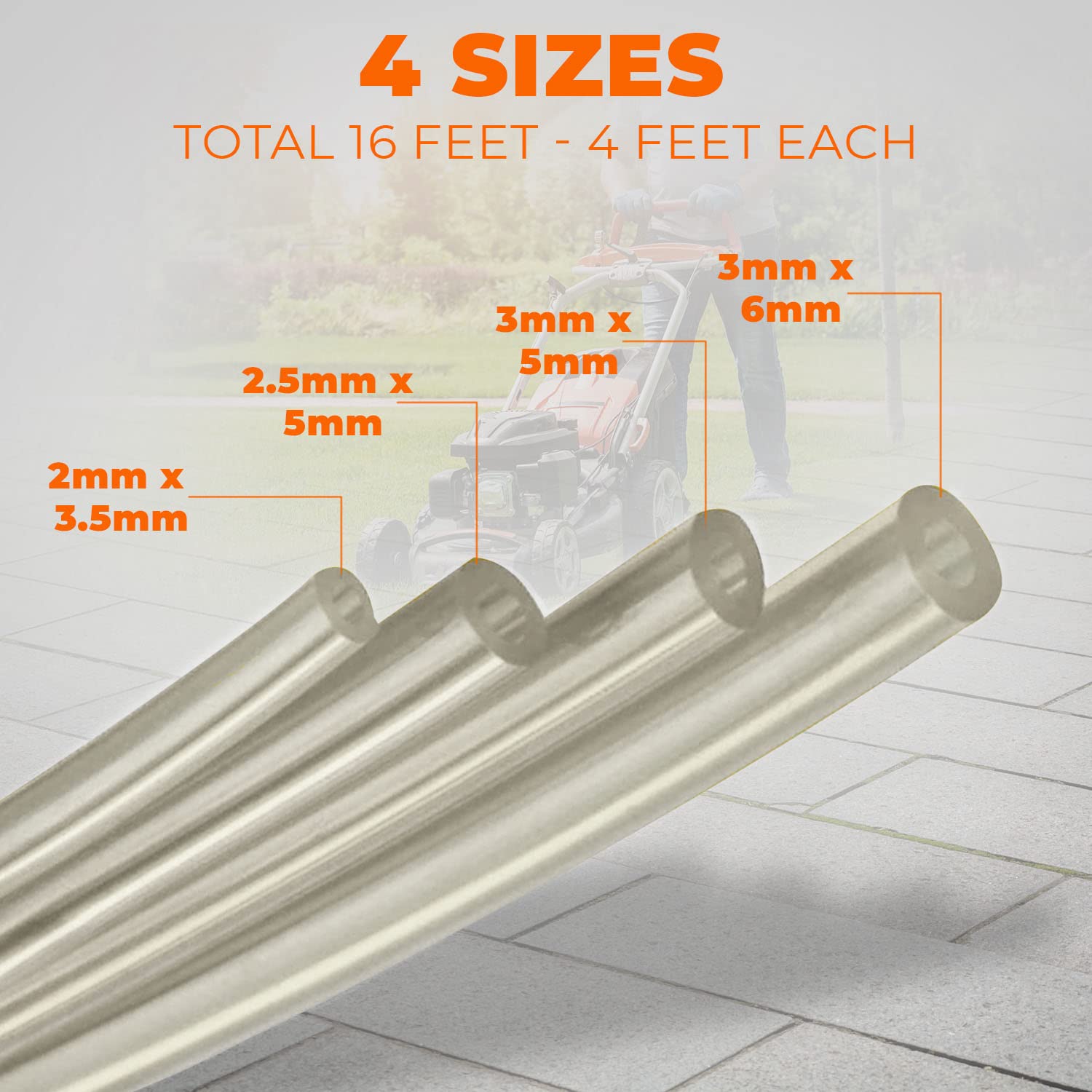 0.08" x 0.14" fuel line hose from KT Deals kit