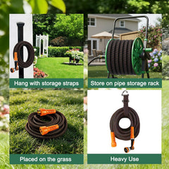 10-pattern nozzle included with Semifrut garden hose