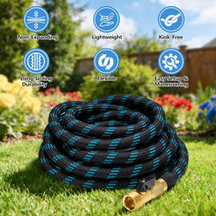 10-Pattern Spray Nozzle included with Suewaxxf garden hose