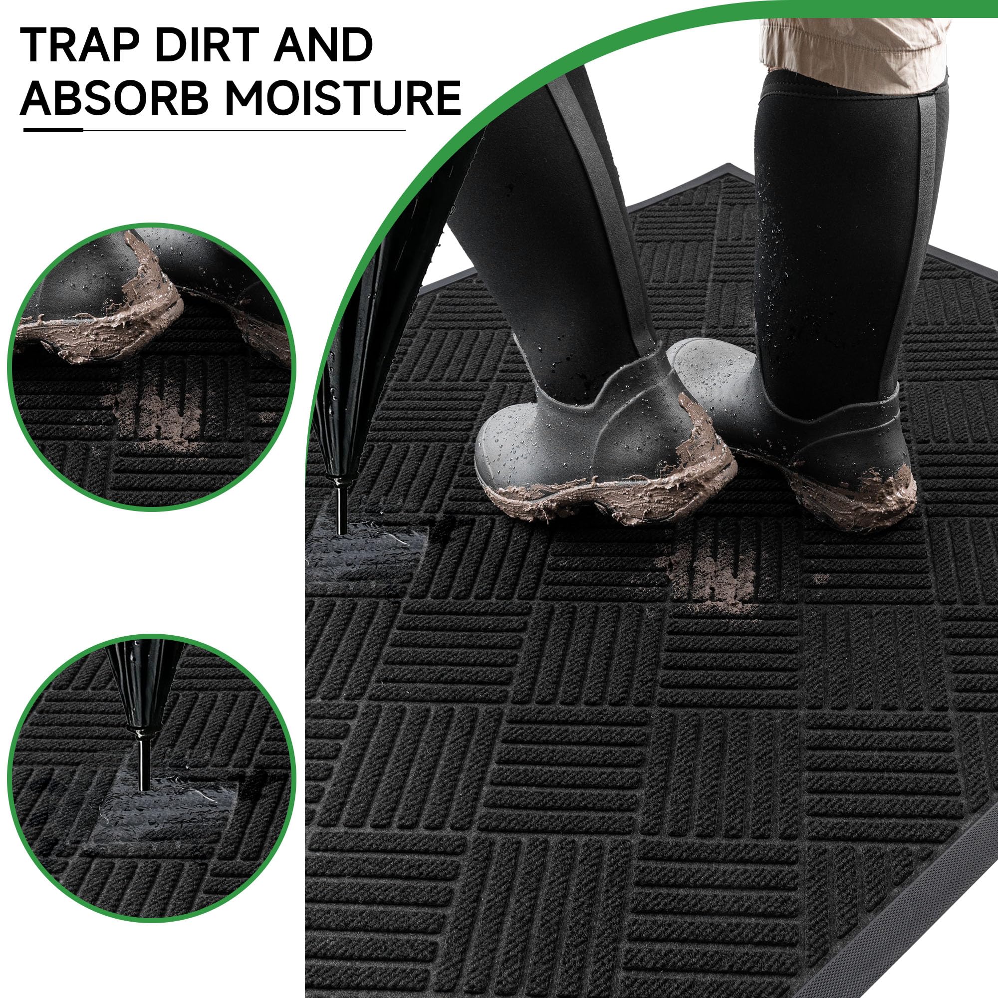 100pointONE doormat in outdoor setting