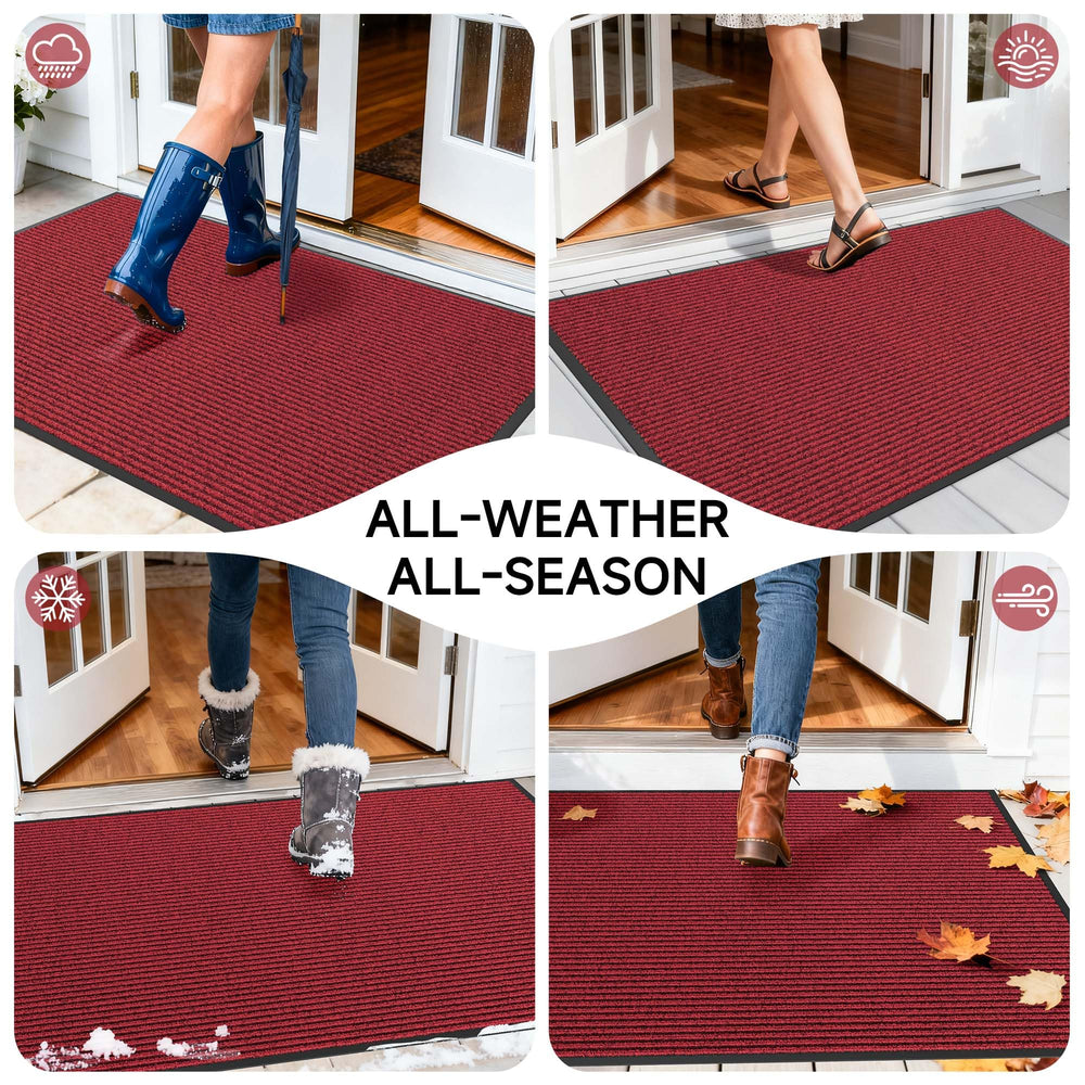 100pointONE Front Door Mat in entryway