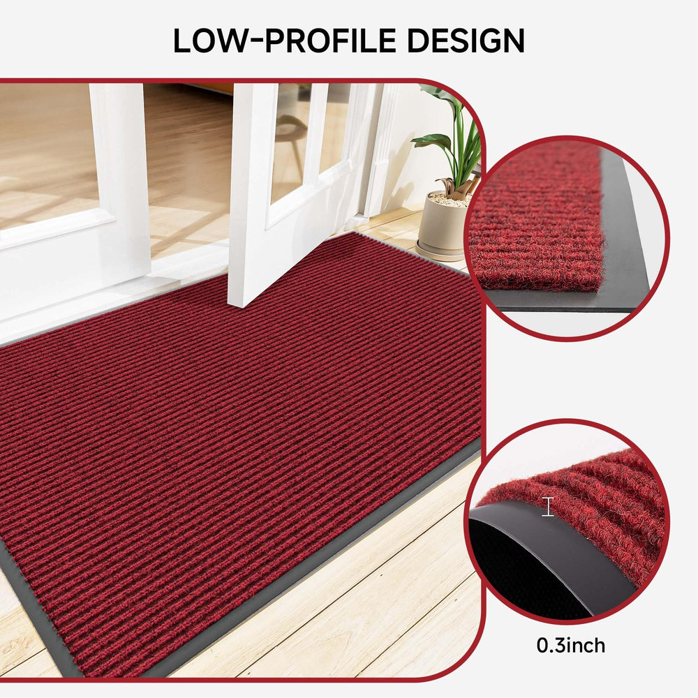 100pointONE Front Door Mat in outdoor setting