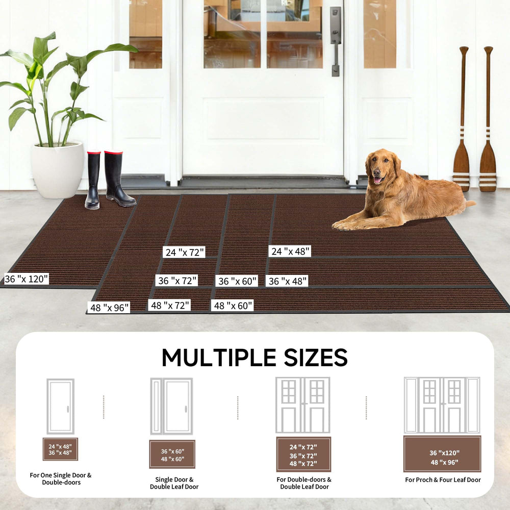 100pointONE Heavy Duty Doormat in a high traffic area