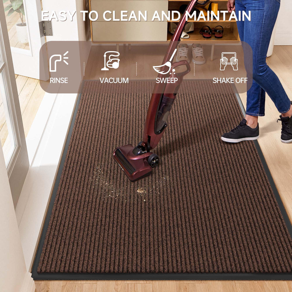 100pointONE Heavy Duty Doormat low profile design for easy clearance