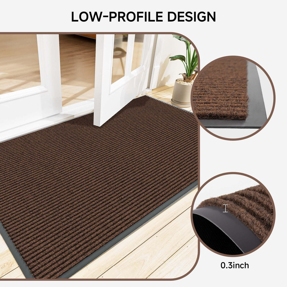 100pointONE Heavy Duty Doormat placed at home entrance