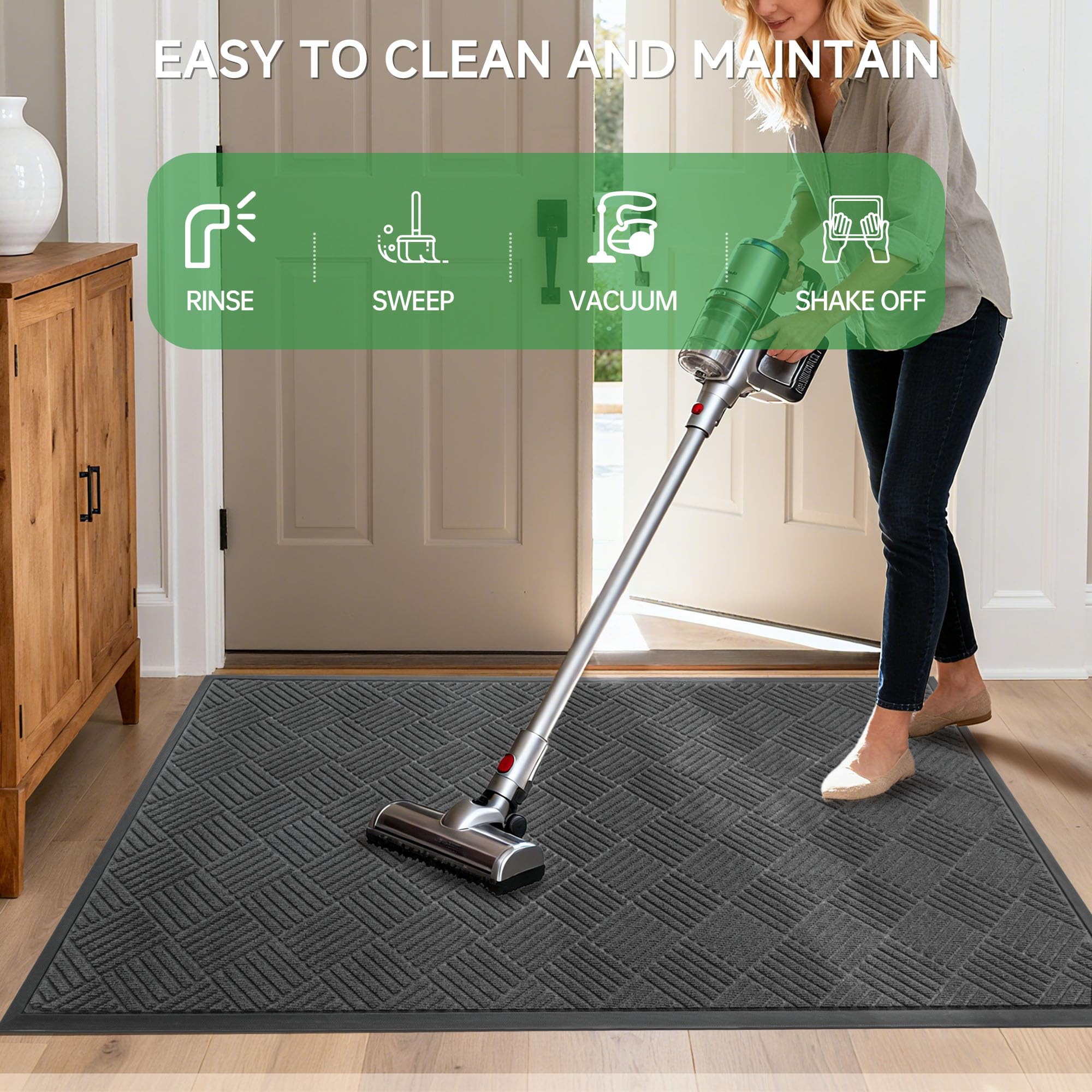 100pointONE Heavy Duty Front Door Mat dimensions and specifications
