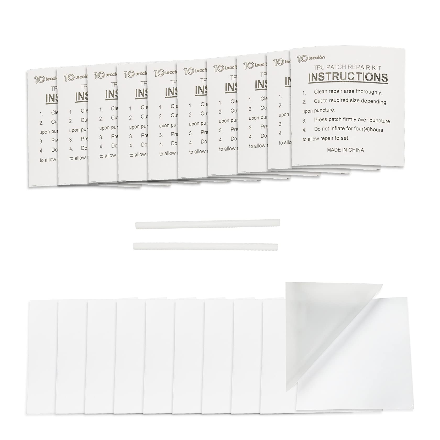 10Leccion Inflatable Pool Patch Repair Kit with 20 patches