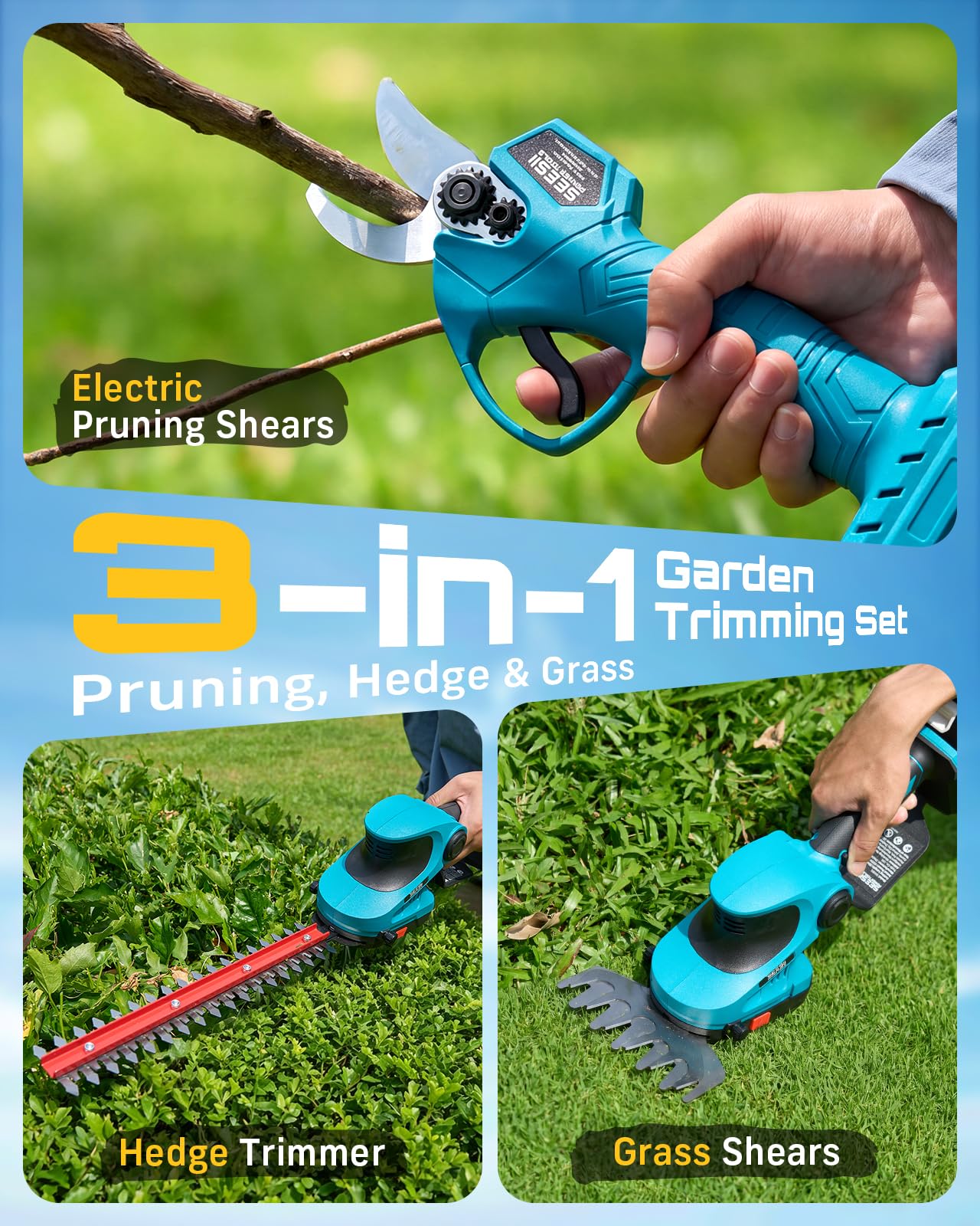 12-inch hedge trimmer blade of Seesii electric tool
