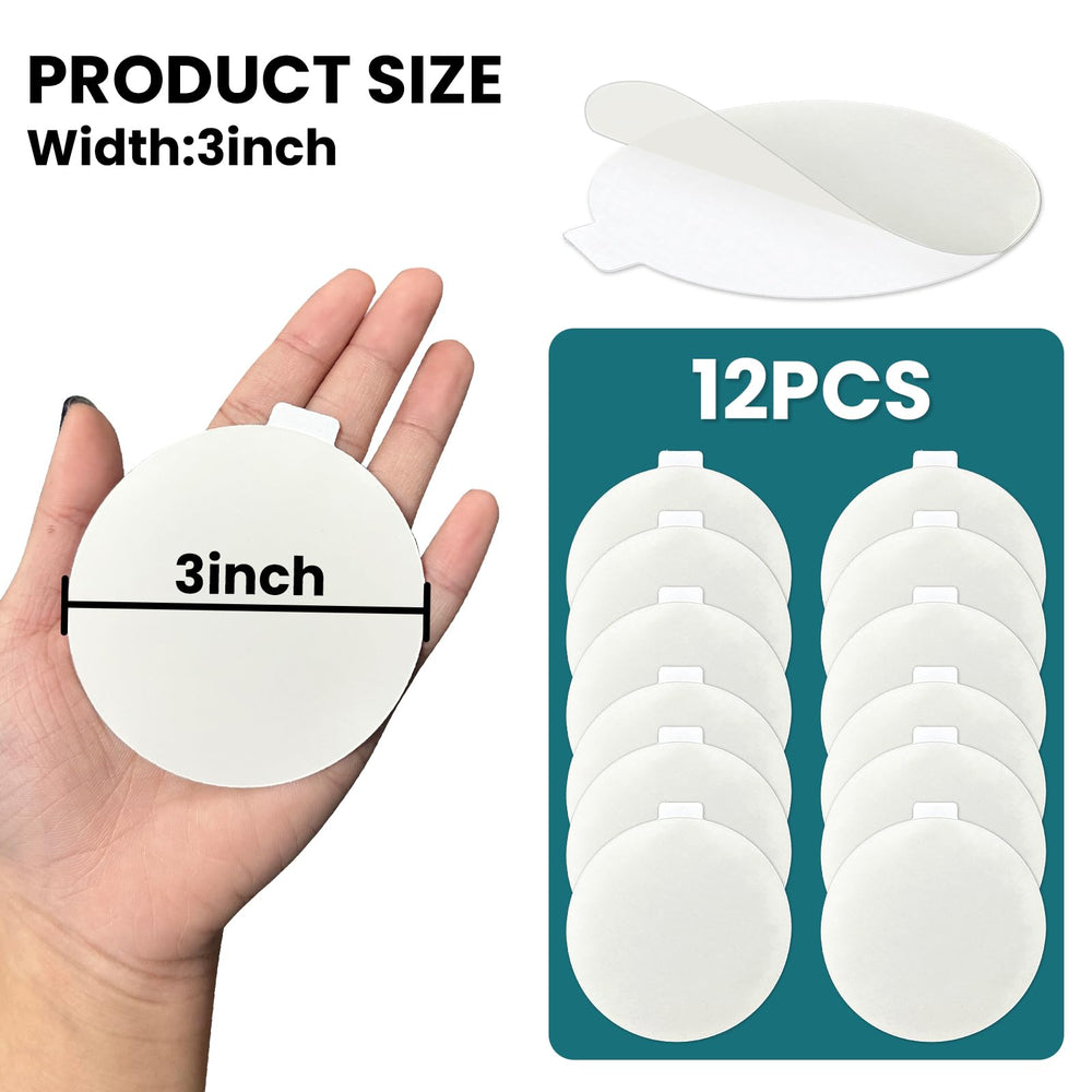 12 pieces of 3" TPU patches for inflatable repairs