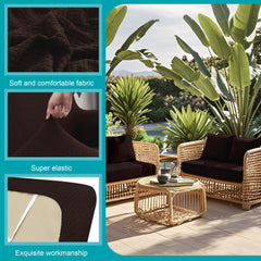 12PCS set of BIETYONE outdoor cushion covers in packaging