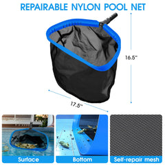 18-inch repairable nylon pool net from TidyMister