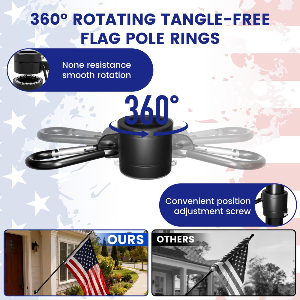 180° adjustable flag pole holder from ZHULI