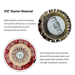 1PZ Recoil Starter with metal pawl and screws