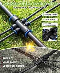 24 adjustable drippers from HIRALIY irrigation kit