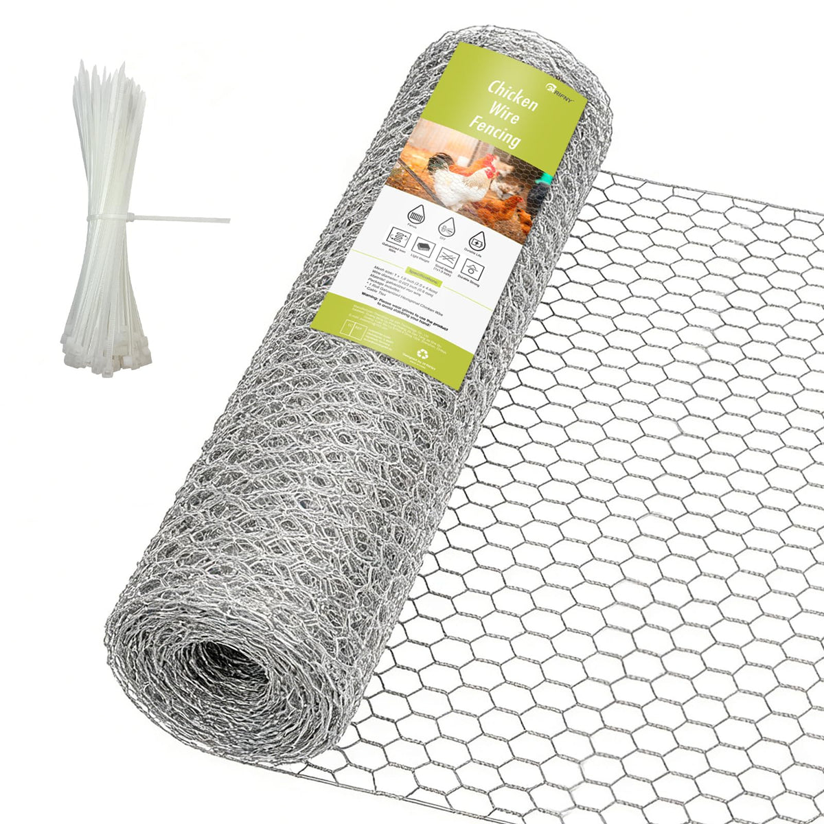 24 Rifny Chicken Wire Fencing 36-inch x 60-feet roll