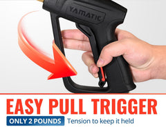 25 FT kink-resistant pressure washer hose from YAMATIC