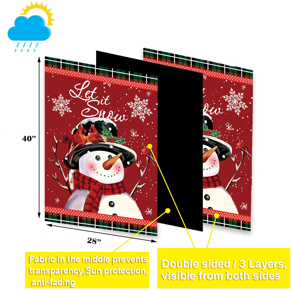 28x40 inch double-sided garden flag featuring spring design