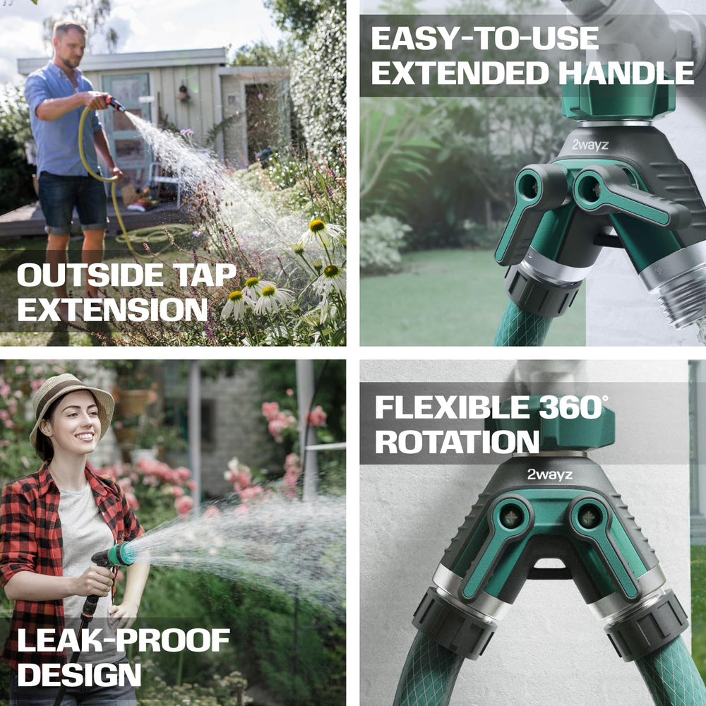 2WAYZ hose splitter package showing included items