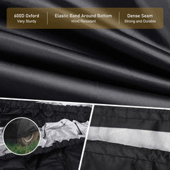 2win2buy riding lawn mower cover with elastic cord