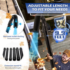 3 BUZZLETT Gutter Cleaning Tool in action, cleaning high gutters