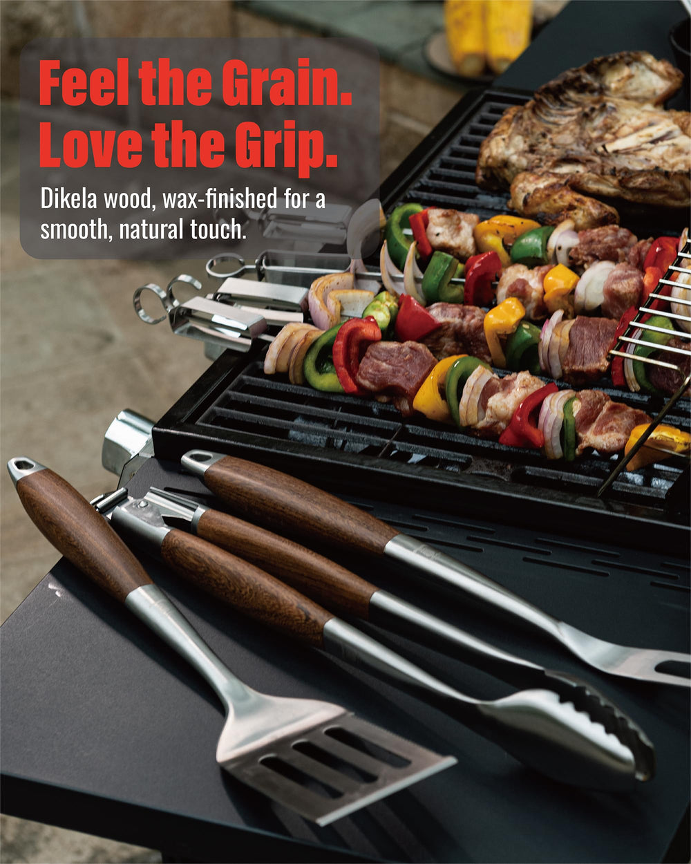 3-in-1 spatula from GRILAZ grilling tools set